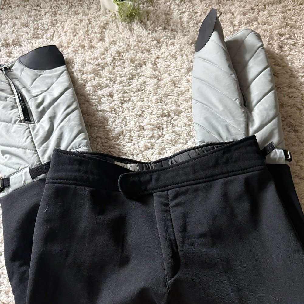 Chalet Black Quilted Apparel ski and snowboard athletic padded pants - Picture 4 of 6